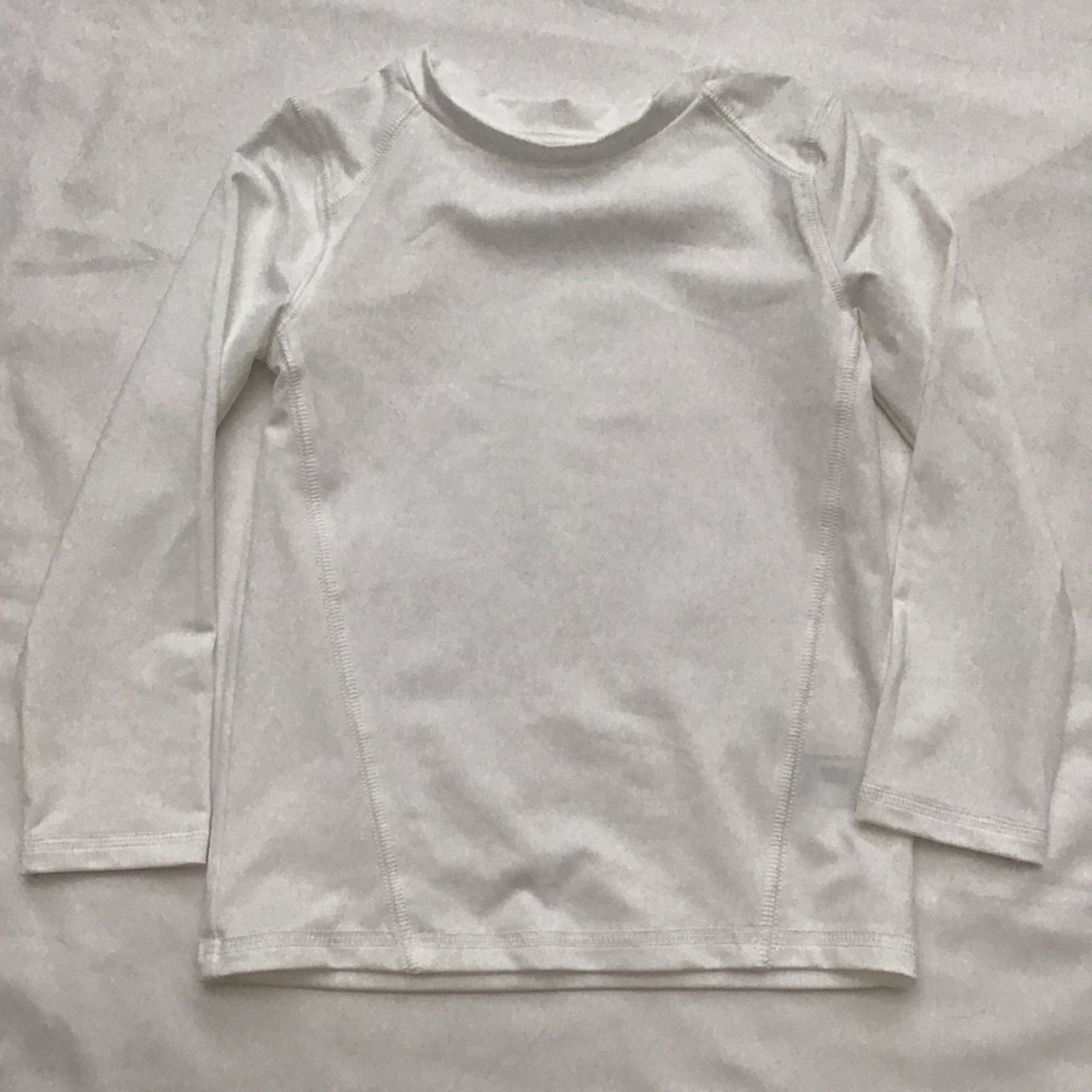 (Like New) Cat & Jack White Longsleeve Rash Guard